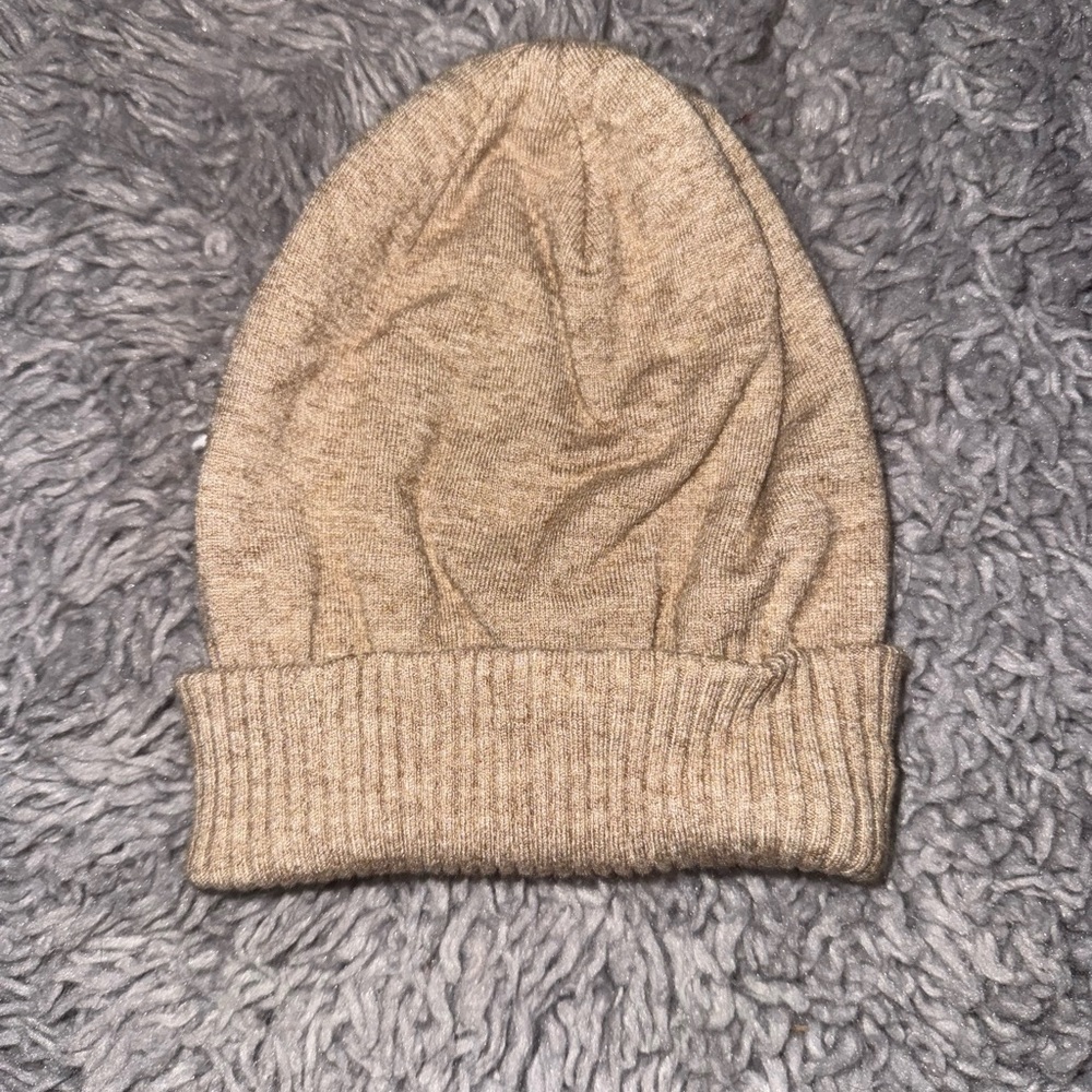a new day Beige Fold-Over Knit Beanie